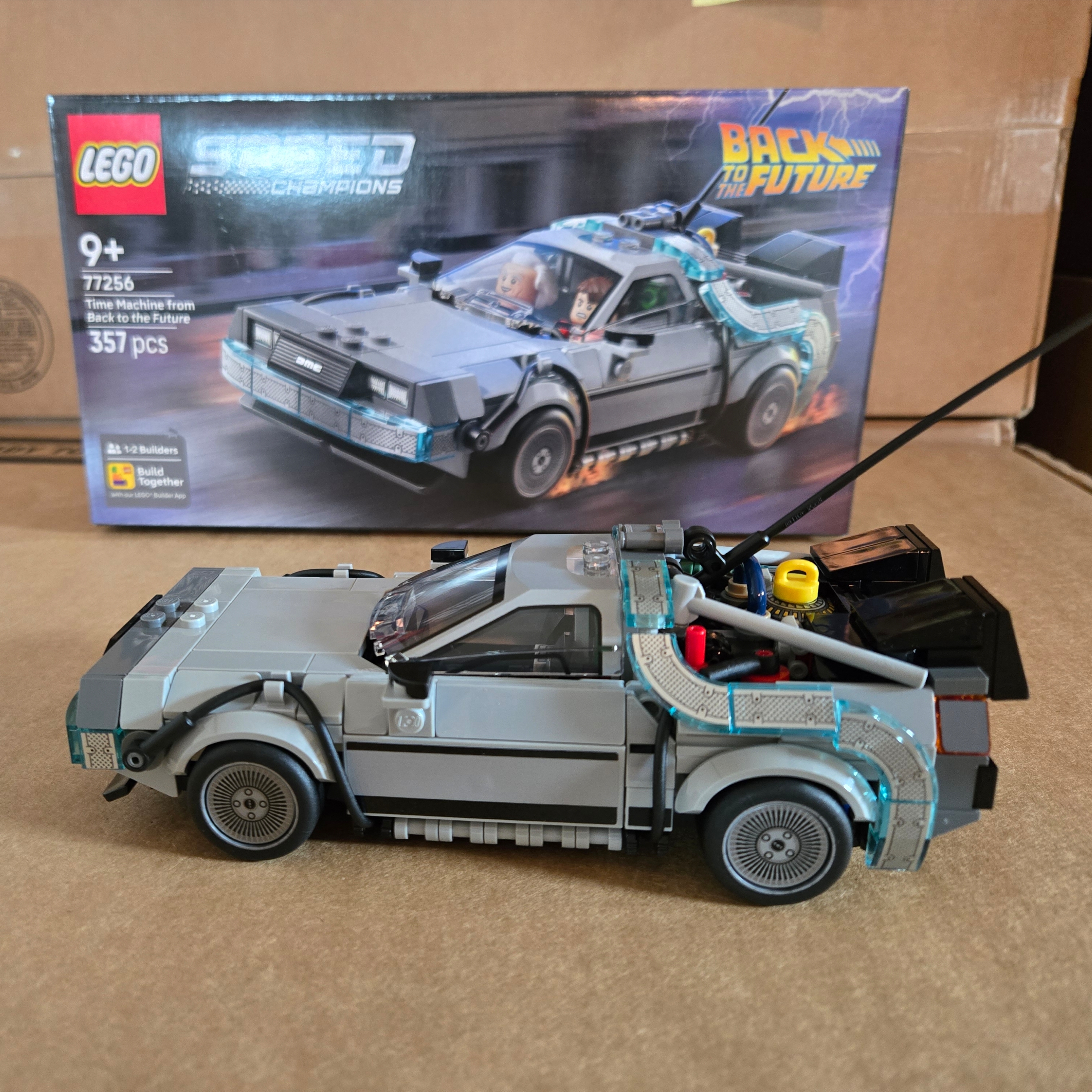 Lego Speed Champions Time Machine from Back to the Future 착용 스타일 - 2