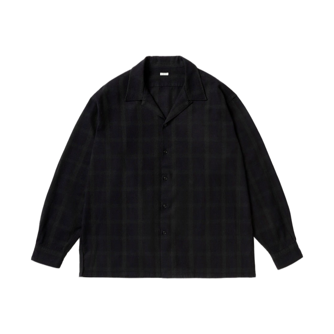 아프레쎄 실크 넵 루프 칼라 셔츠 체크 - 26SS(A.Presse Silk Nep Loop Collar Shirt Check - 26SS)