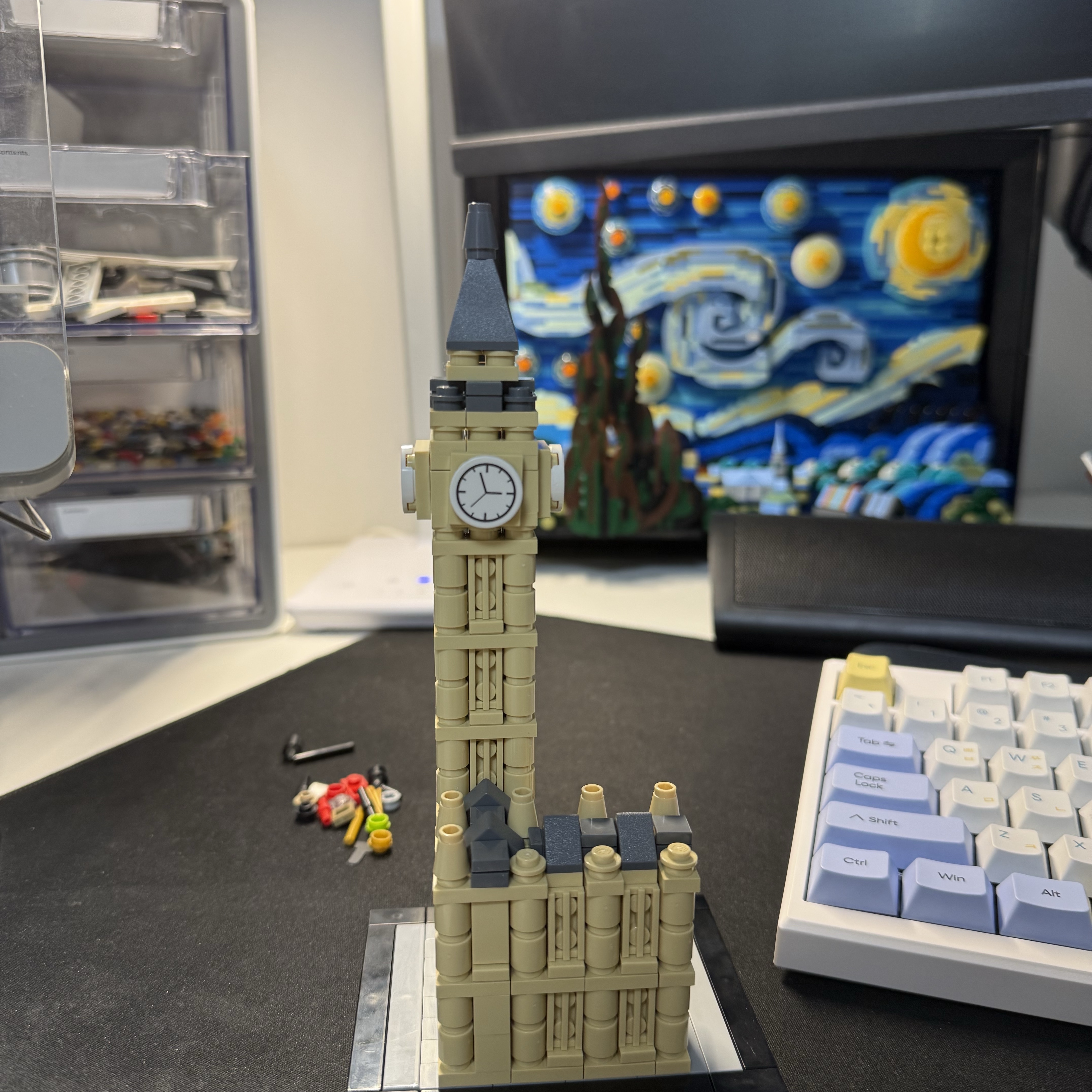 Lego Vincent Van Gogh The Starry Night 착용 스타일