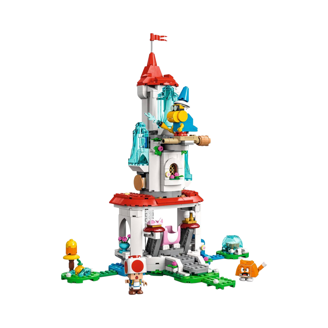 레고 슈퍼 마리오 고양이피치 복장과 얼음탑 확장팩(Lego Super Mario Cat Peach Suit and Frozen Tower Expansion Set) - 1