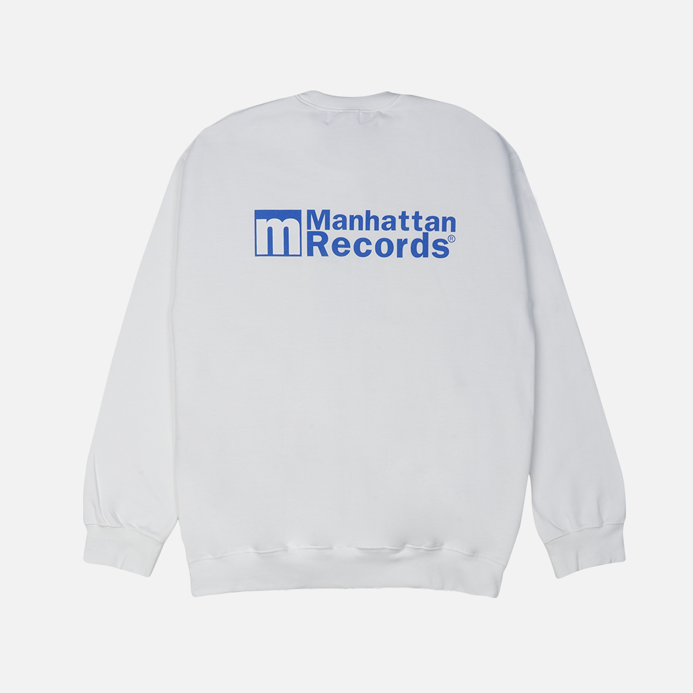 맨하탄 레코즈 박스 로고 크루넥 - 화이트(Manhattan Records Box Logo Crew Neck - White) - 3