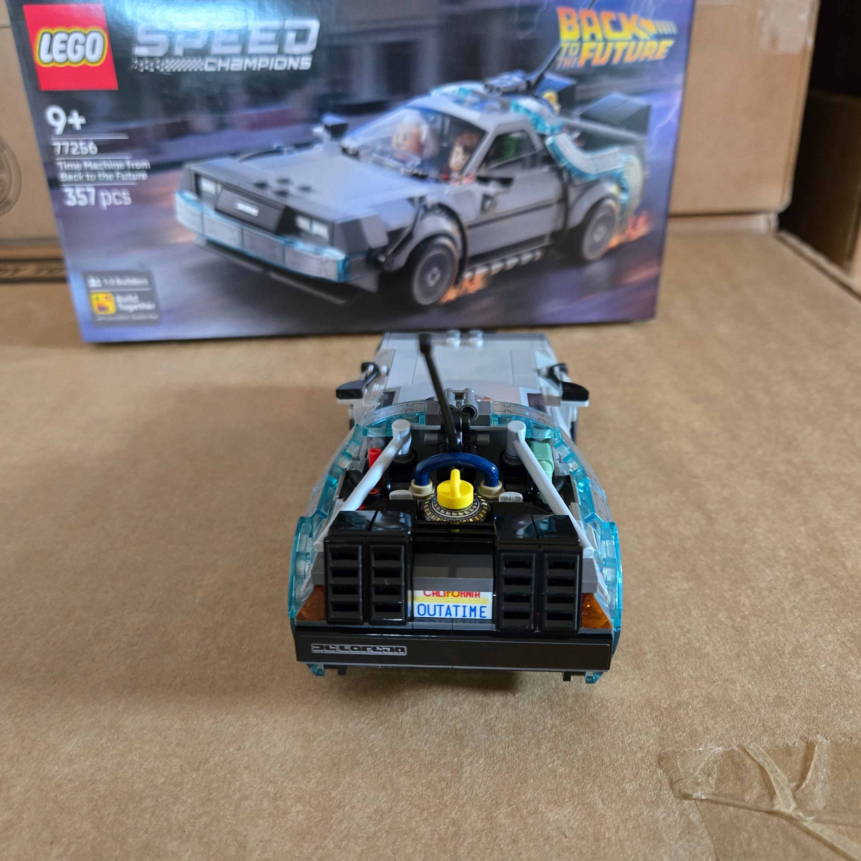 Lego Speed Champions Time Machine from Back to the Future 착용 스타일 - 3