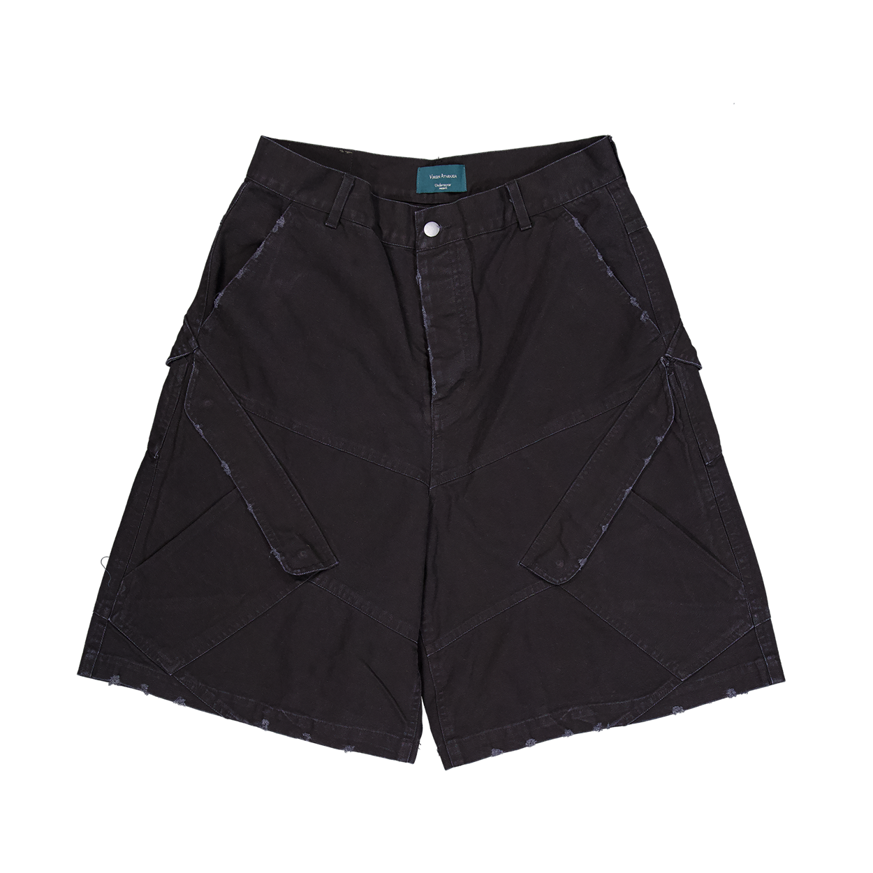 언더마이카 게이트웨이 카고 쇼츠 블랙(Undermycar Gateway Cargo Shorts Black)