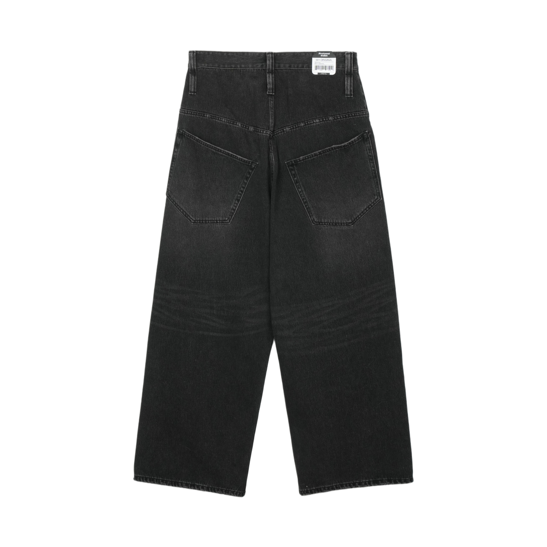 프로토콜 인덱스 레트로 데님 팬츠 블랙(Protocol Index Retro Denim Pants Black) - 2