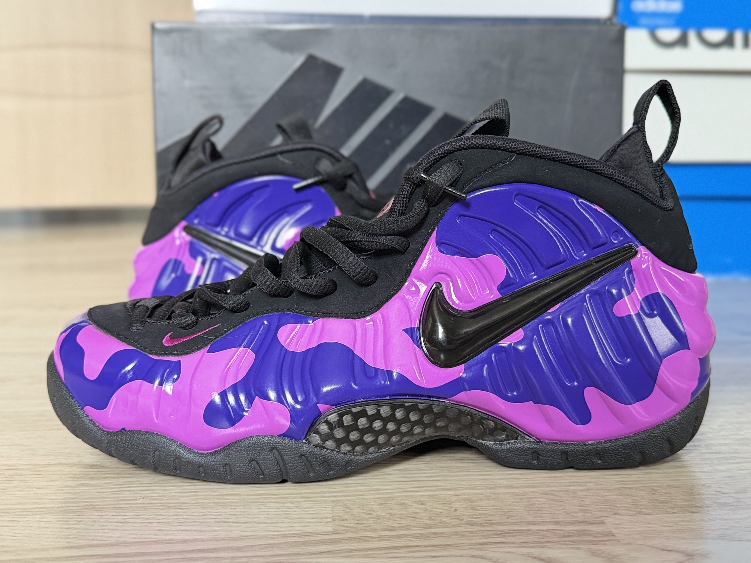 Nike Air Foamposite Pro Pearl White White 착용 스타일 - 1