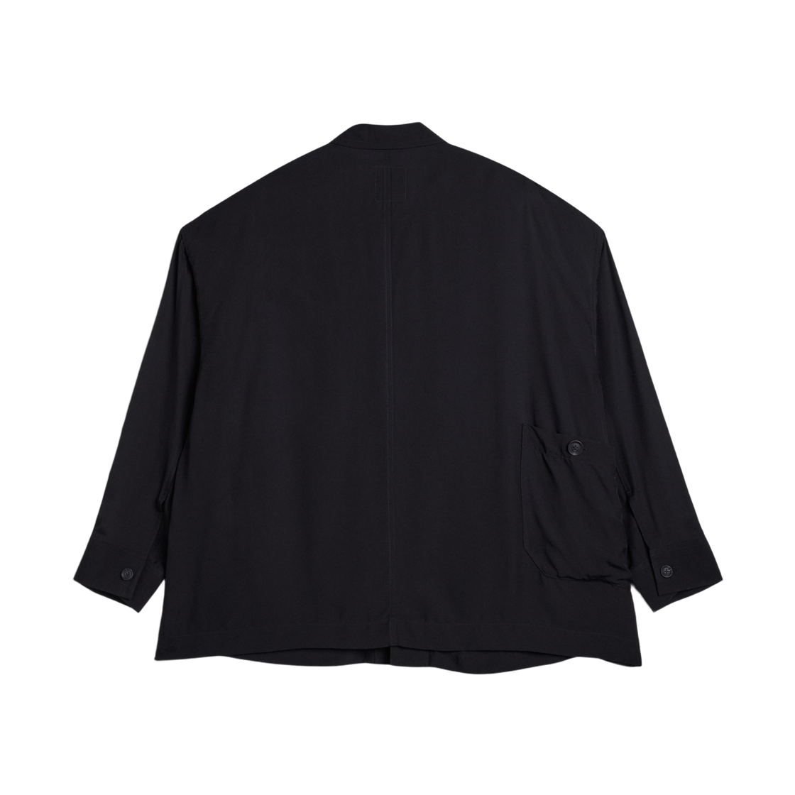 (W) Y-3 초어 자켓 셔츠 블랙((W) Y-3 Chore Jacket Shirt Black) - 2