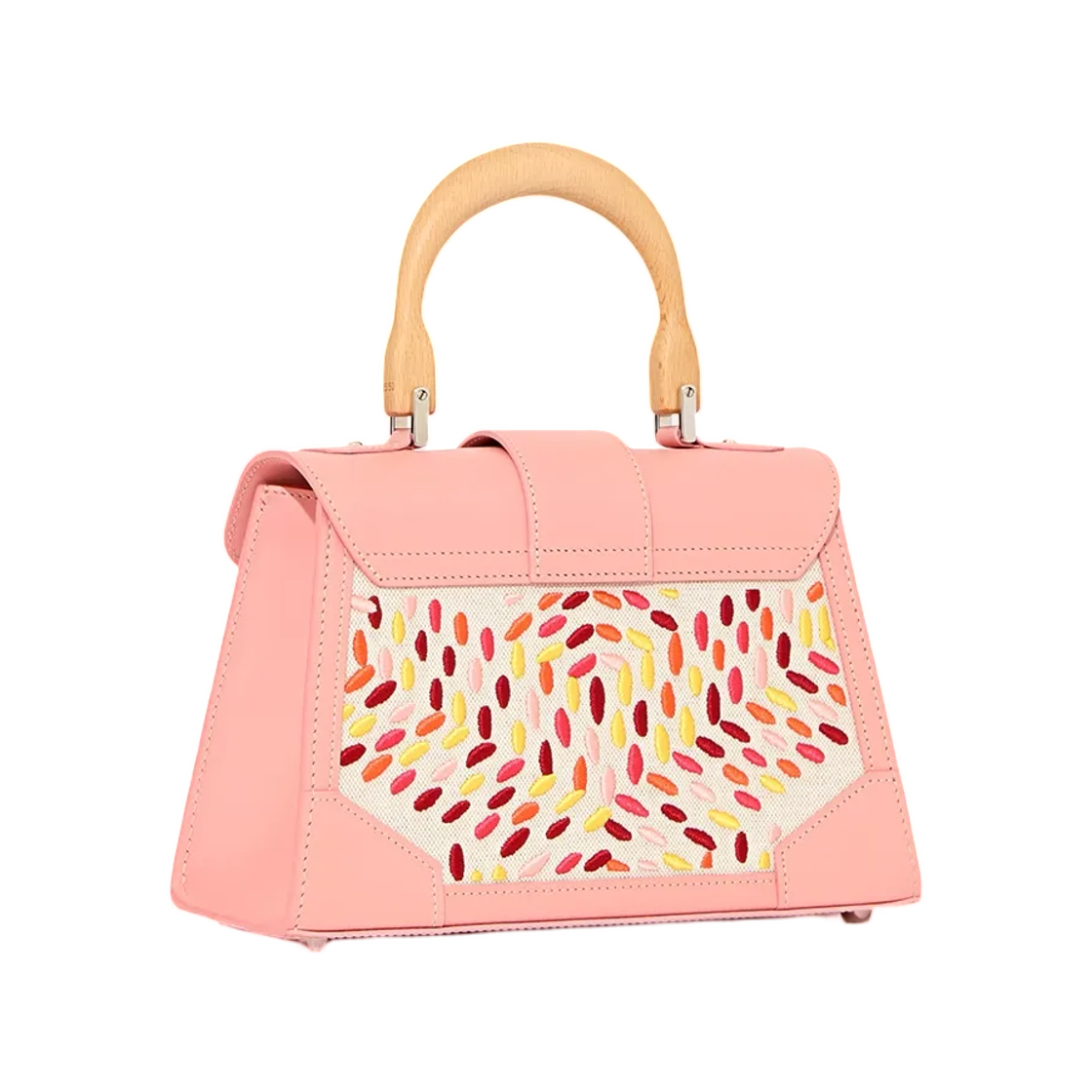 고야드 사이공 스트럭처 미니 백 엠브로이더리 파우더 핑크(Goyard Saigon Structured Mini Bag Embroidery Powder Pink) - 2