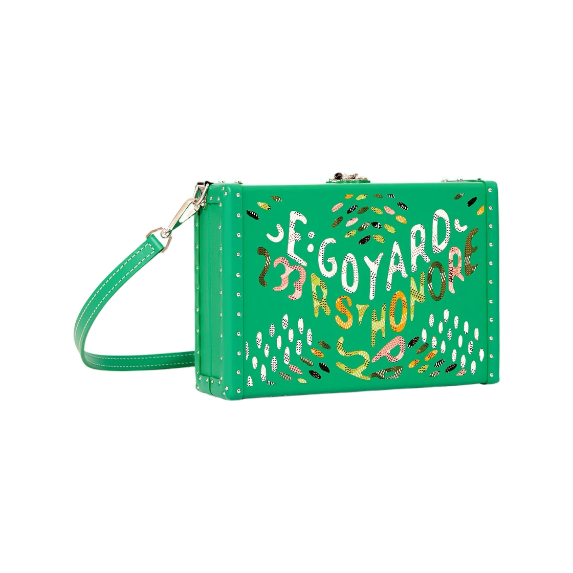 고야드 브종 트렁크 백 마케트리 메도우 그린(Goyard Bezons Trunk Bag Marquetry Meadow Green) - 1