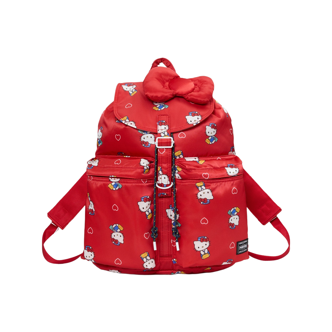 포터 x 헬로 키티 럭색 레드(Porter x Hello Kitty Rucksack Red) - 1
