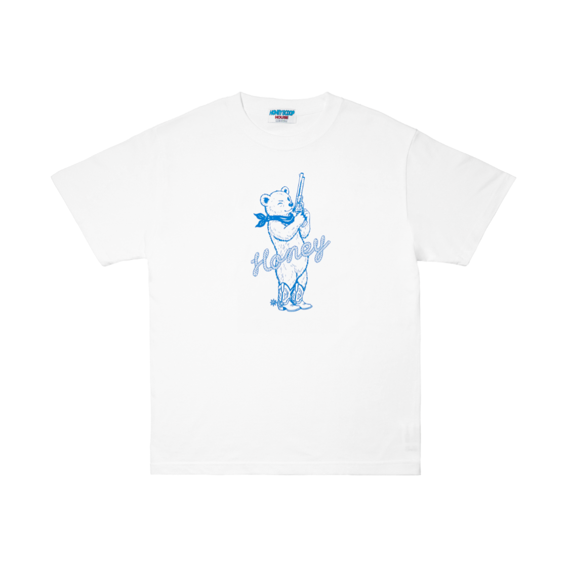허니스쿱하우스 허니 베어 티 화이트(Honey Scoop House Honey Bear Tee White)