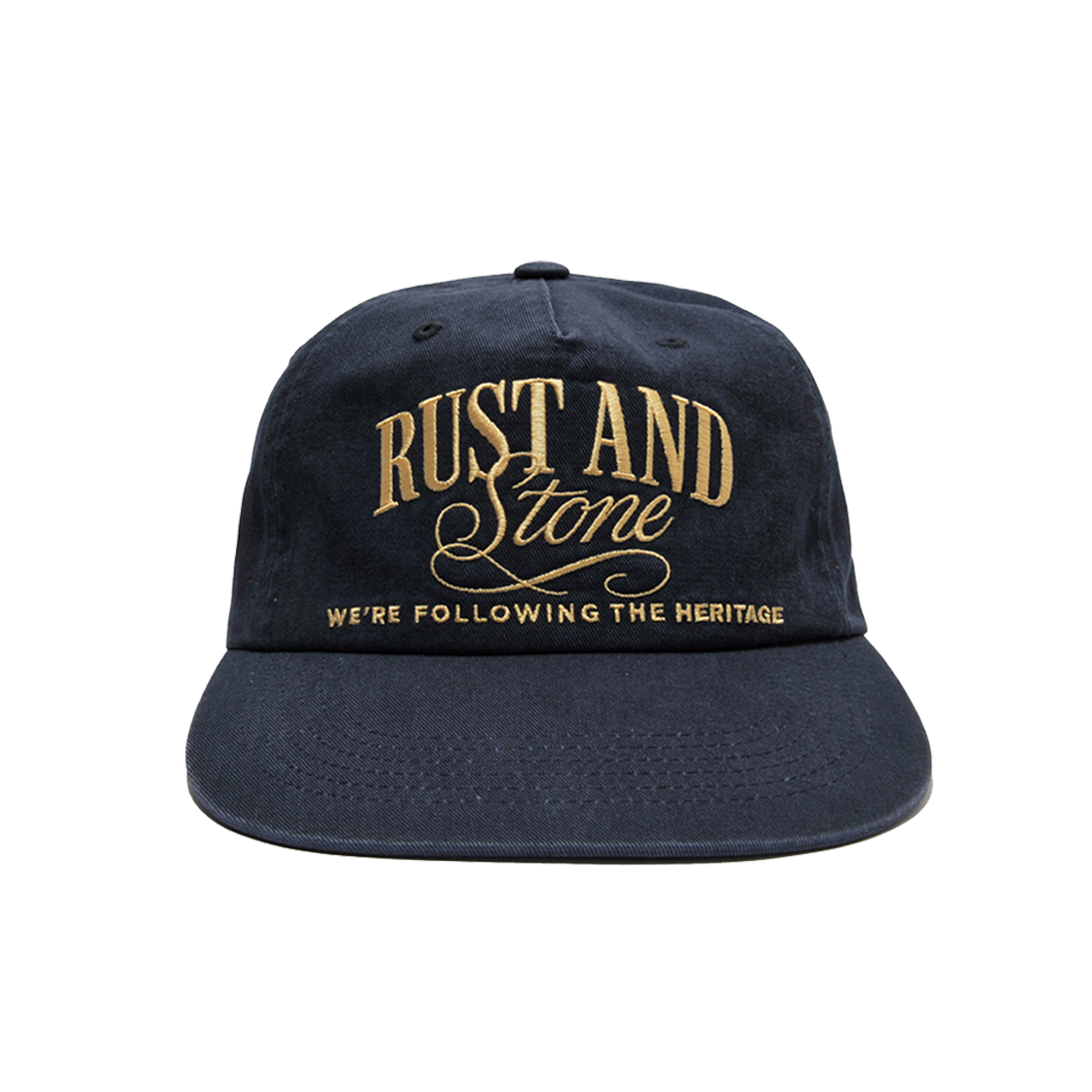 러스트앤스톤 아치로고 볼캡 네이비(Rust And Stone Arch Logo Ball Cap Navy)