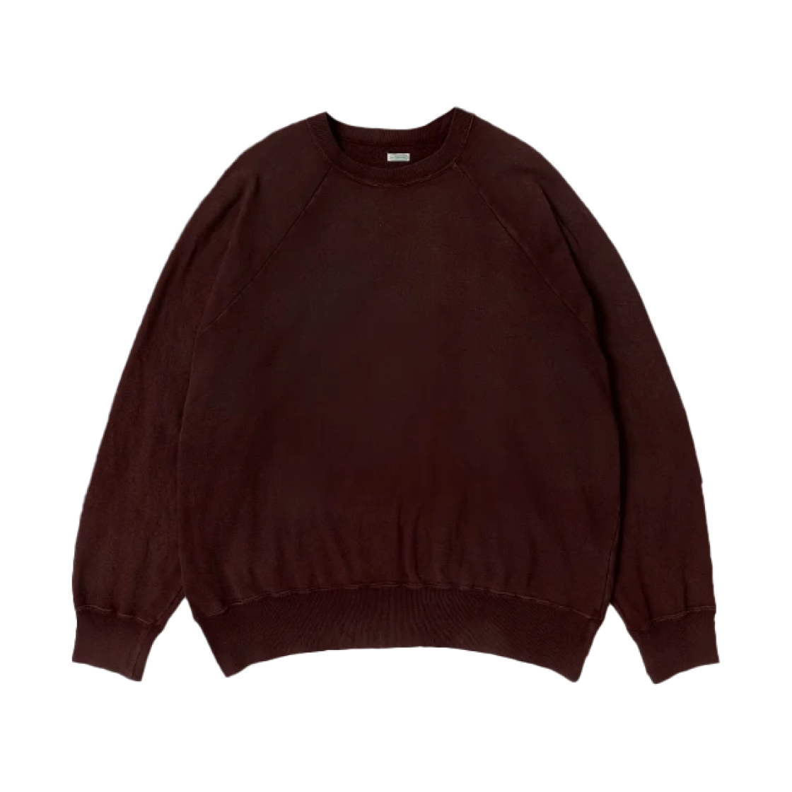 아프레쎄 빈티지 라이트 웨이트 스웨트셔츠 버건디 - 26SS(A.Presse Vintage Light Weight Sweatshirt Burgundy - 26SS) - 1