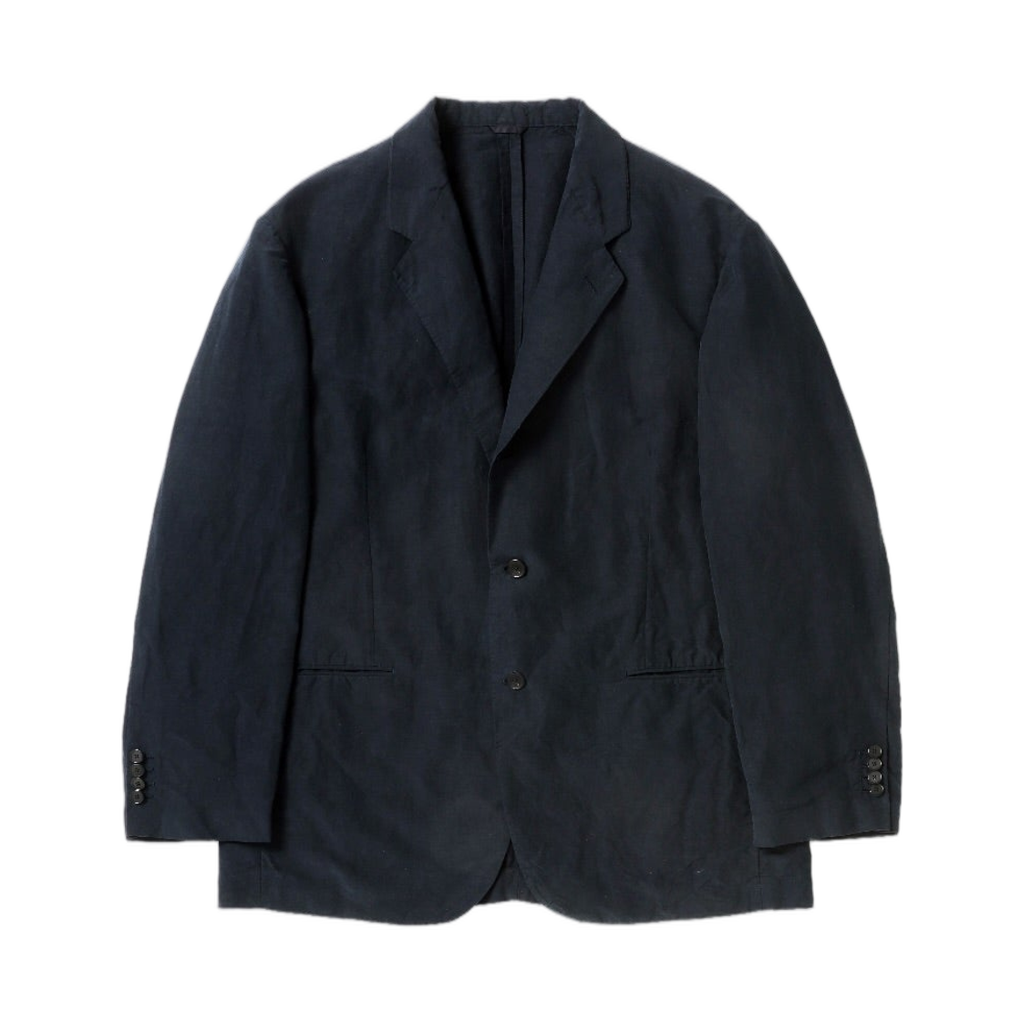 아프레쎄 실크 리넨 자켓 네이비 - 26SS(A.Presse Silk Linen Jacket Navy - 26SS) - 1