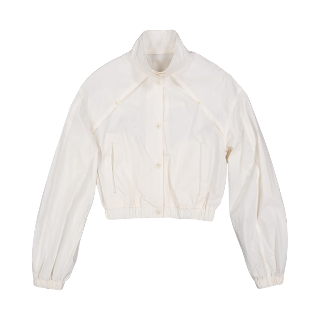 뮈르뮈르 아비뇽 하이넥 숄더슬릿 점퍼 크림(Murmure Avignon High-Neck Shoulder Slit Jumper Cream)