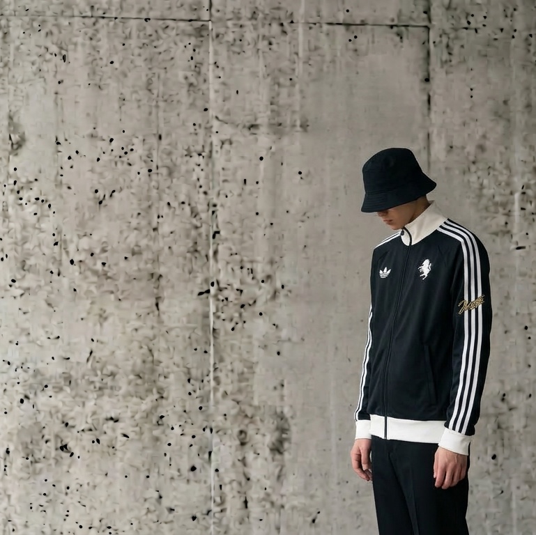 Adidas Originals Juventus FC Track Jacket Black - KR Sizing (Non Marking Ver.) 착용 스타일