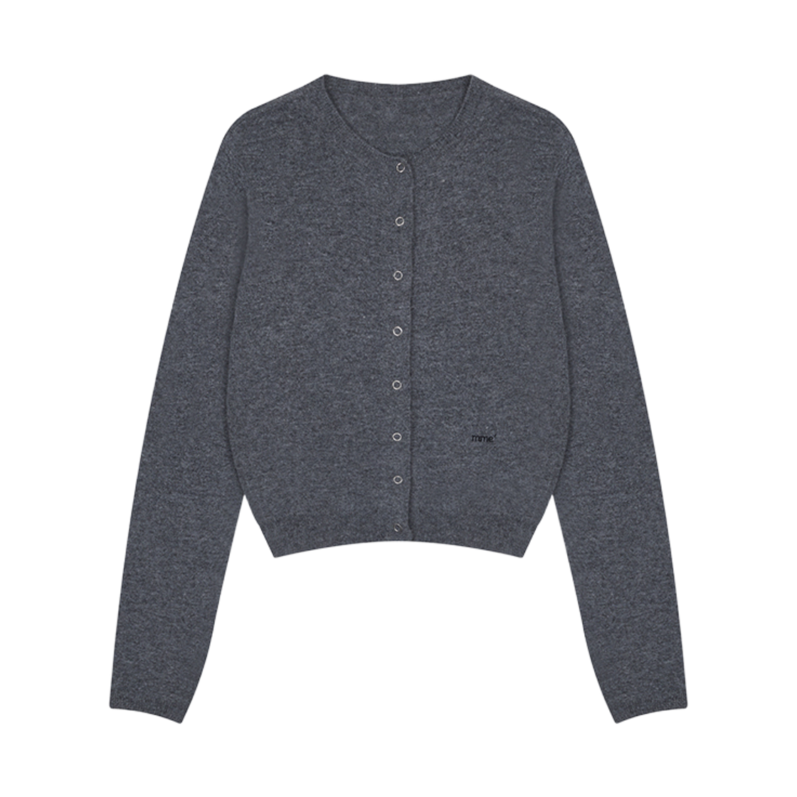 00070 Murmure Your Cashmere Wool Knit Cardigan Grey
