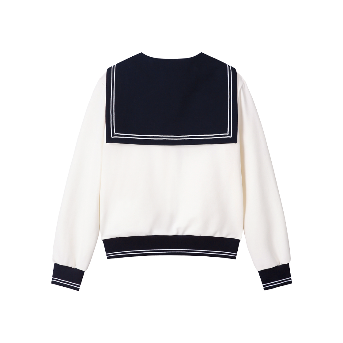 클럿 스튜디오 세일러 칼라 집업 자켓 아이보리(Clut Studio Sailor Collar Zip-Up Jacket Ivory) - 2