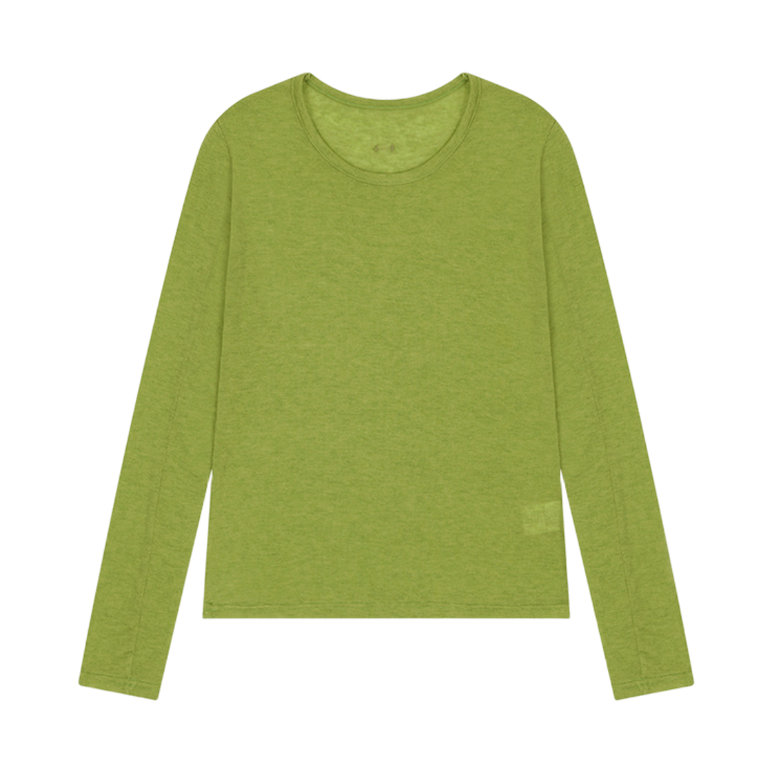 00031 Murmure Viar Tencel Wool Long Sleeve T-shirt Green