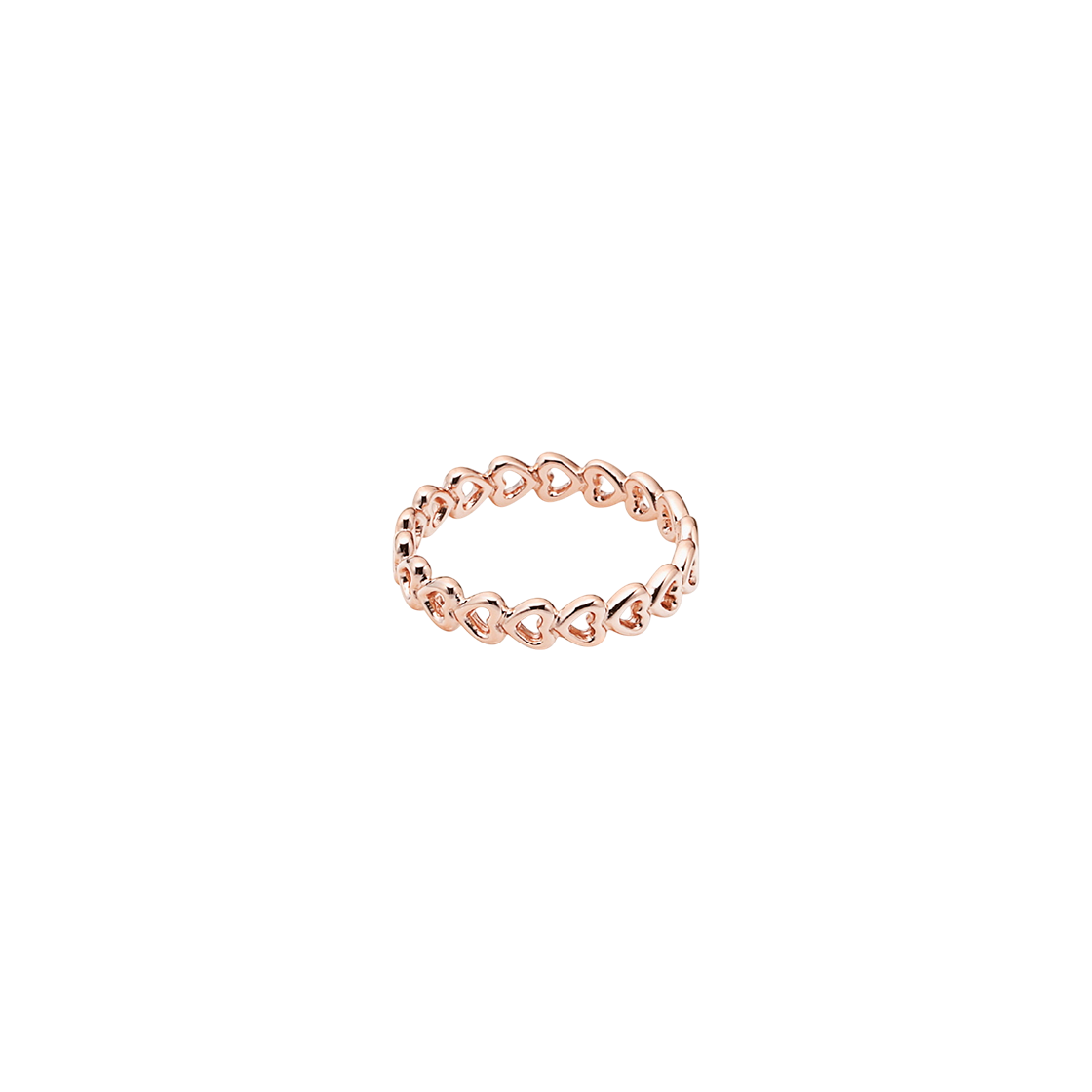180177 [20% 쿠폰] (W) Pandora Rose Heart Ring Rose Gold Plated
