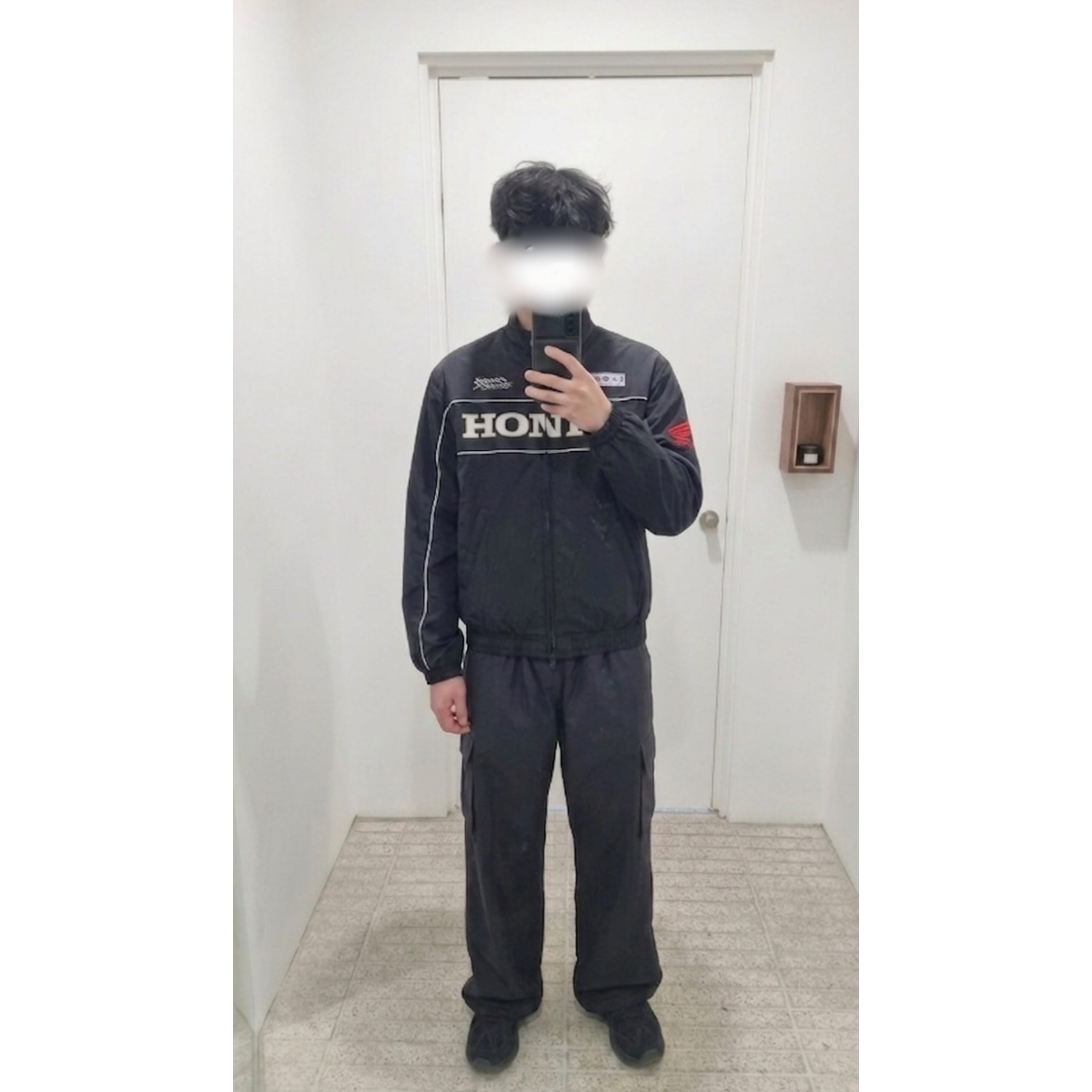 Asics Gel-Sonoma 15-50 Black, Honda Piping Motorcycle Blouson Jacket Black 착용 스타일