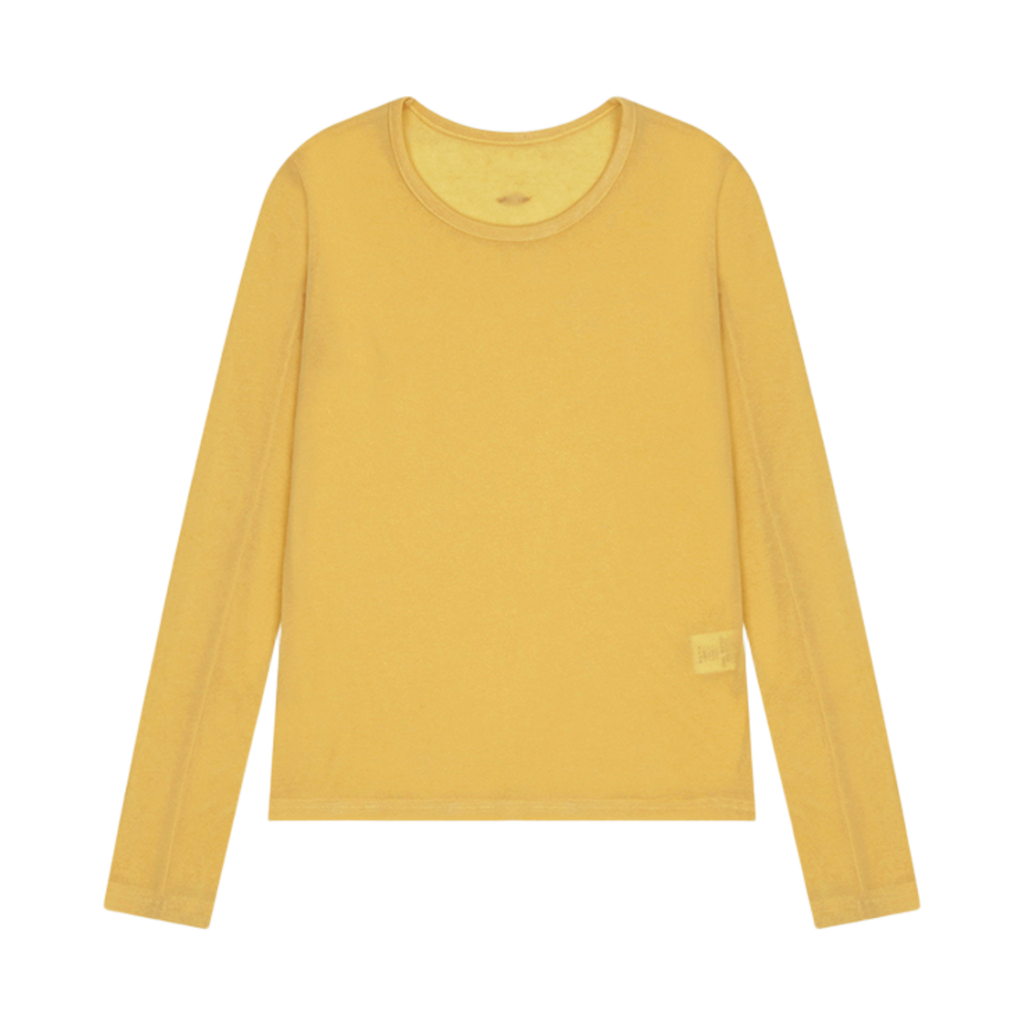 뮈르뮈르 비아르 텐셀 울 티셔츠 옐로우(Murmure Viar Tencel Wool Long Sleeve T-shirt Yellow) - 1