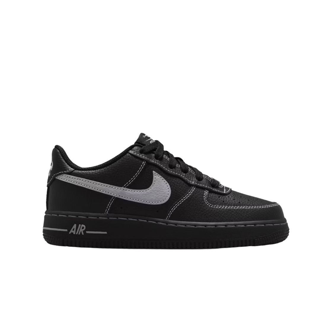 HV4762-003 (GS) Nike Air Force 1 LV8 Black Wolf Grey