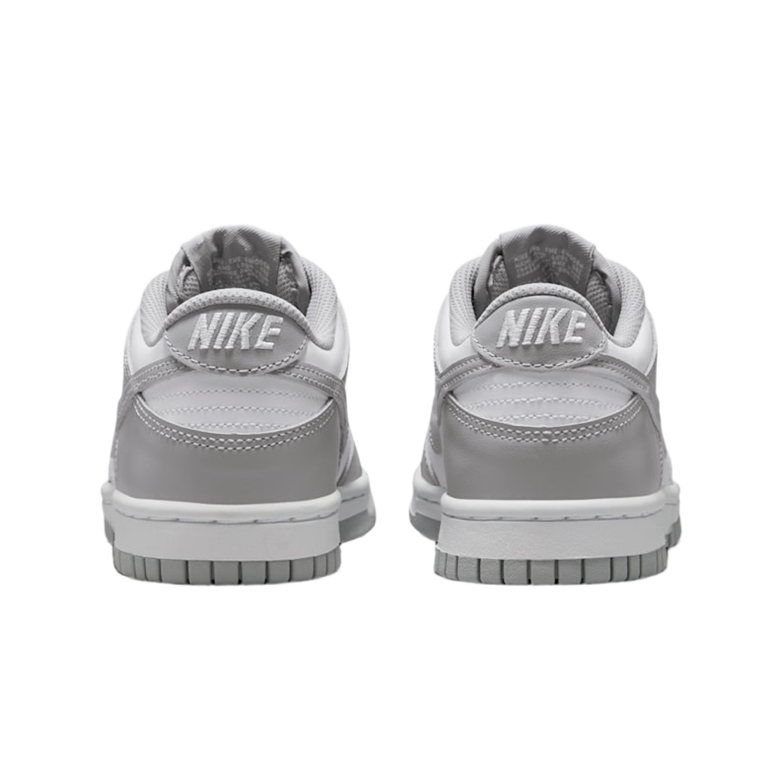 (GS) 나이키 덩크 로우 화이트 라이트 스모크 그레이((GS) Nike Dunk Low White Light Smoke Grey) - 3