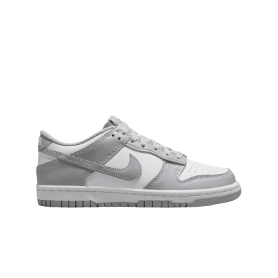 FB9109-123 (GS) Nike Dunk Low White Light Smoke Grey