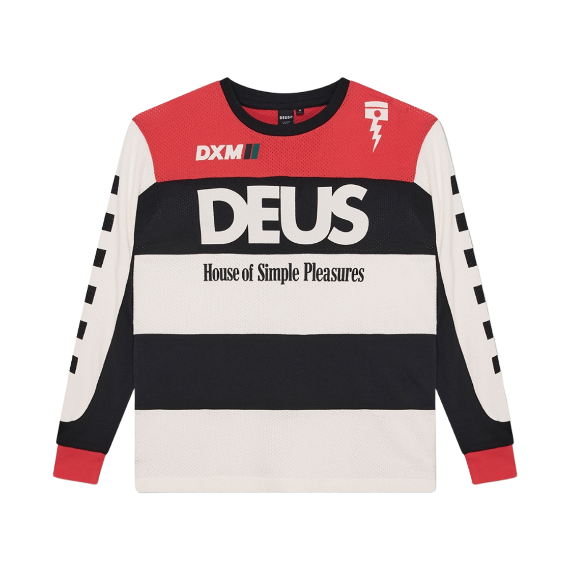 D261ULT163020 [6% 적립] Deus Ex Machina Vilander Moto Jersey Red