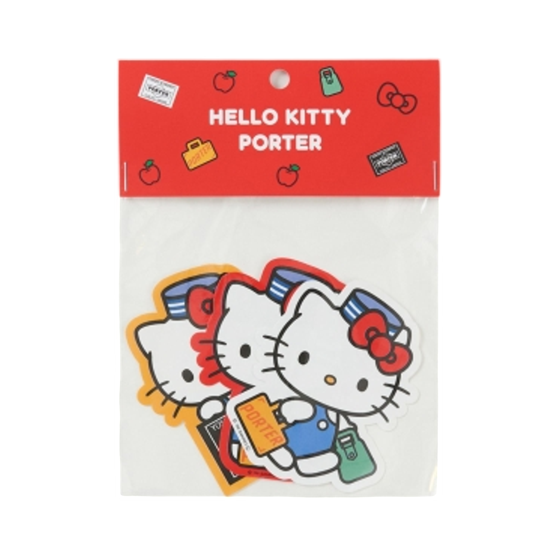 포터 x 헬로 키티 스티커 (3개 세트)