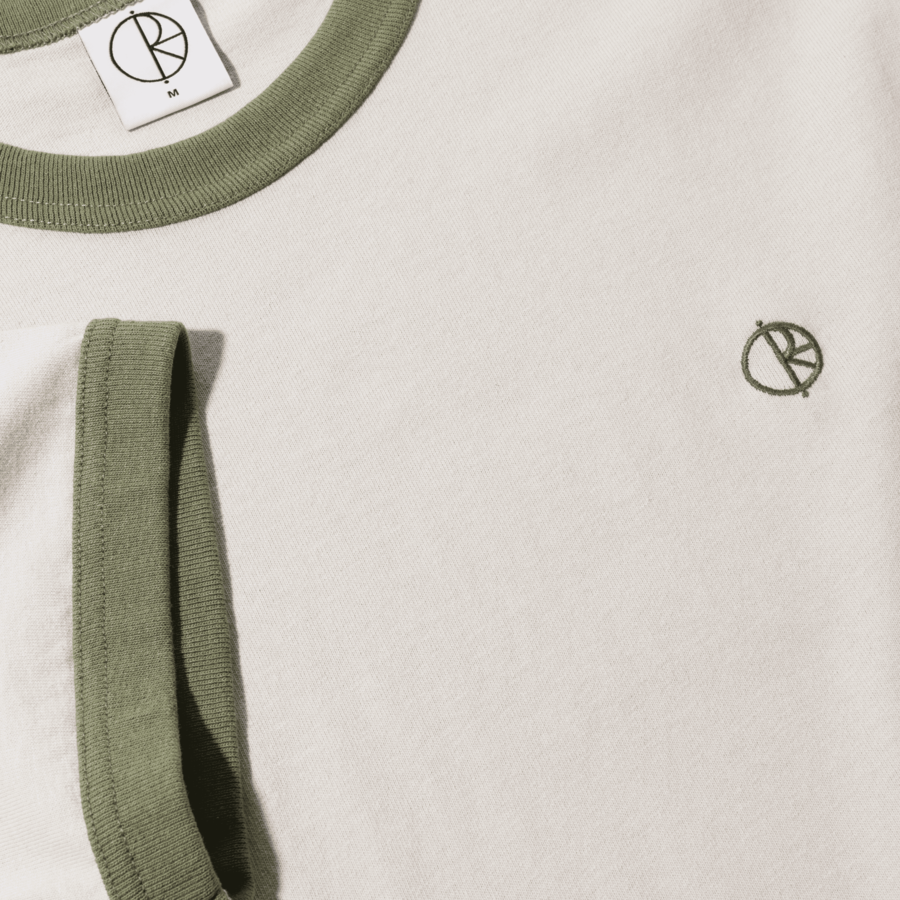 폴라스케이트 링거 티셔츠 페일 타우페 아미 그린(Polar Skate Co. Ringer Tee Pale Taupe Army Green) - 3