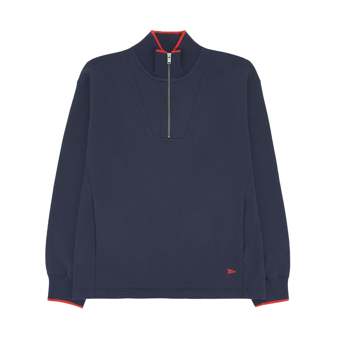 유니클로 x JW 앤더슨 스웨트 하프집 풀오버 네이비(Uniqlo x JW Anderson Sweat Half-Zip Pullover Navy)