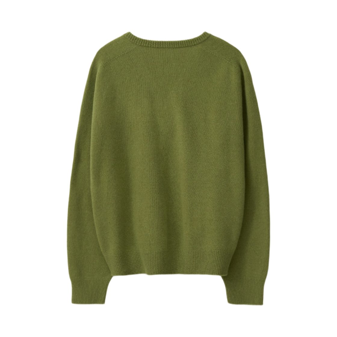 뮈르뮈르 베른 홀가먼트 브이 울 니트 그린(Murmure Bern Wholegarment V-neck Wool Knit Green) - 2