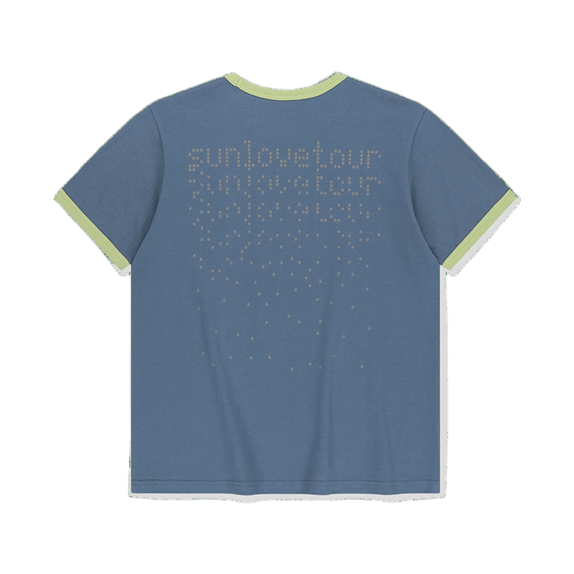 SL261TTSST01BL [트리플적립]SUNLOVE Dots Ringer Tee Blue