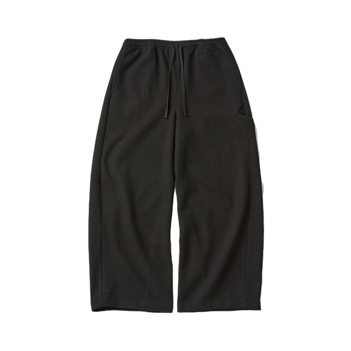 디파인 커브드 와플 스웨트 팬츠 블랙(DEFINE Curved Waffle Sweatpants Black)