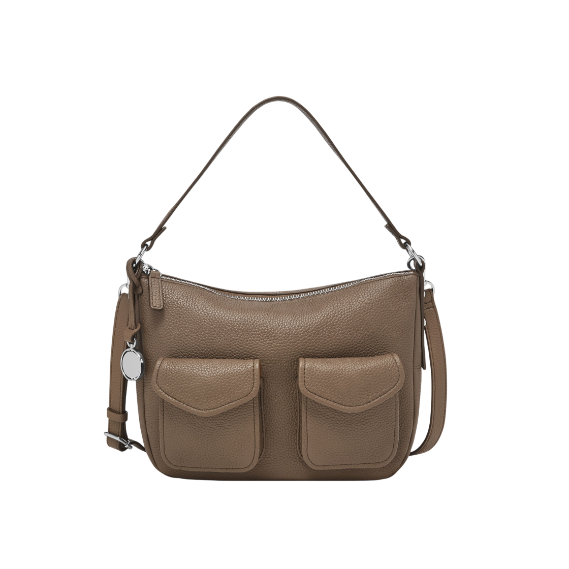 ZB11160793 [20% 쿠폰] Fossil Jolie Leather Cargo Crossbody Bag Smoke