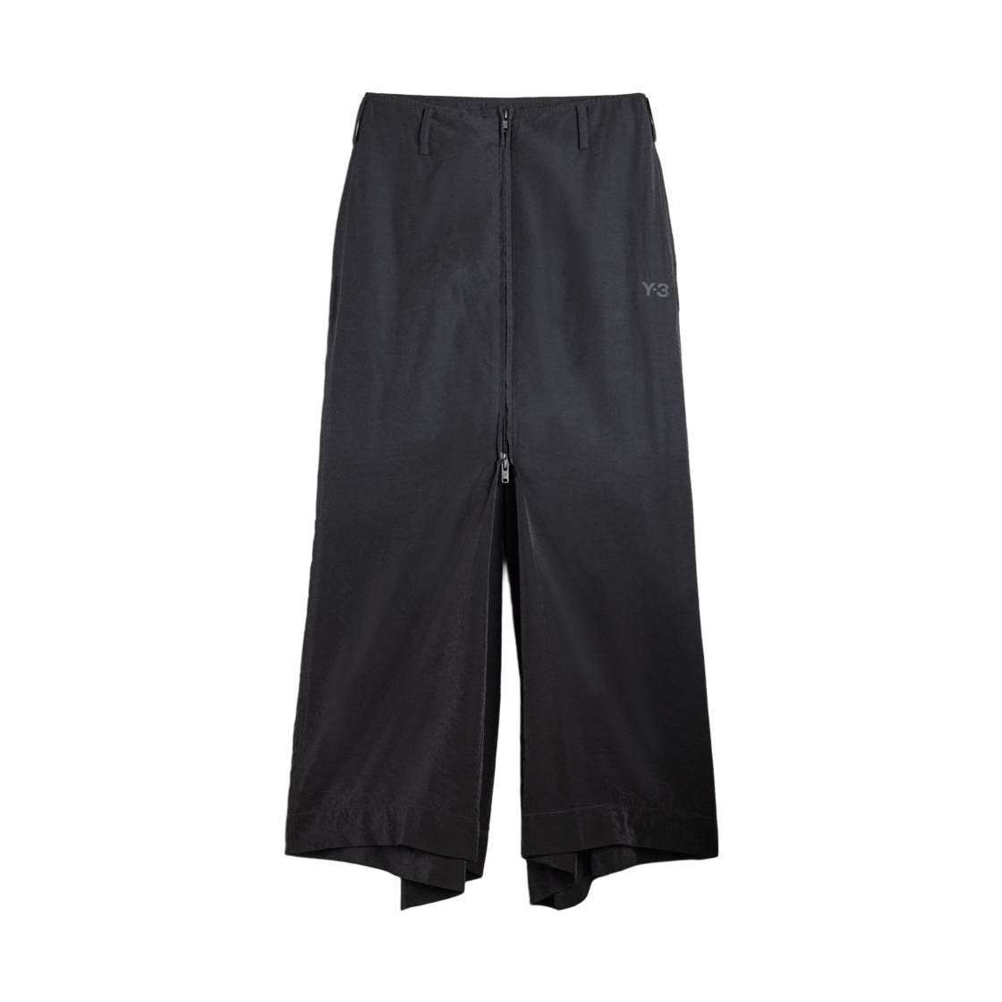 (W) Y-3 유틸리티 딥 다이 와이드 팬츠 블랙((W) Y-3 Utility Dip Dye Wide Pants Black) - 1