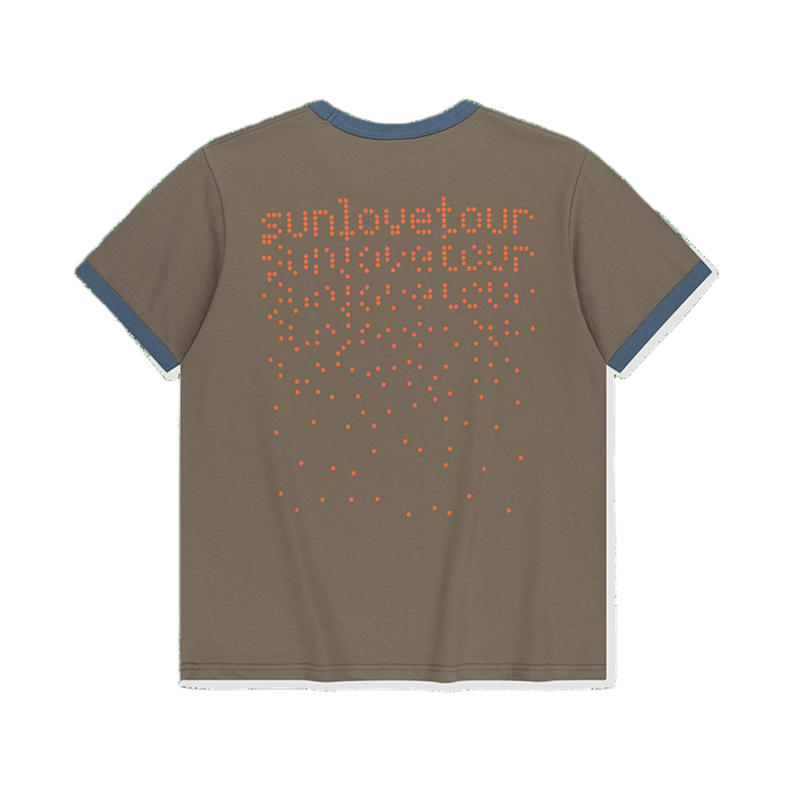 [트리플적립]썬러브 닷츠 링거 티 타우페([트리플적립]SUNLOVE Dots Ringer Tee Taupe)