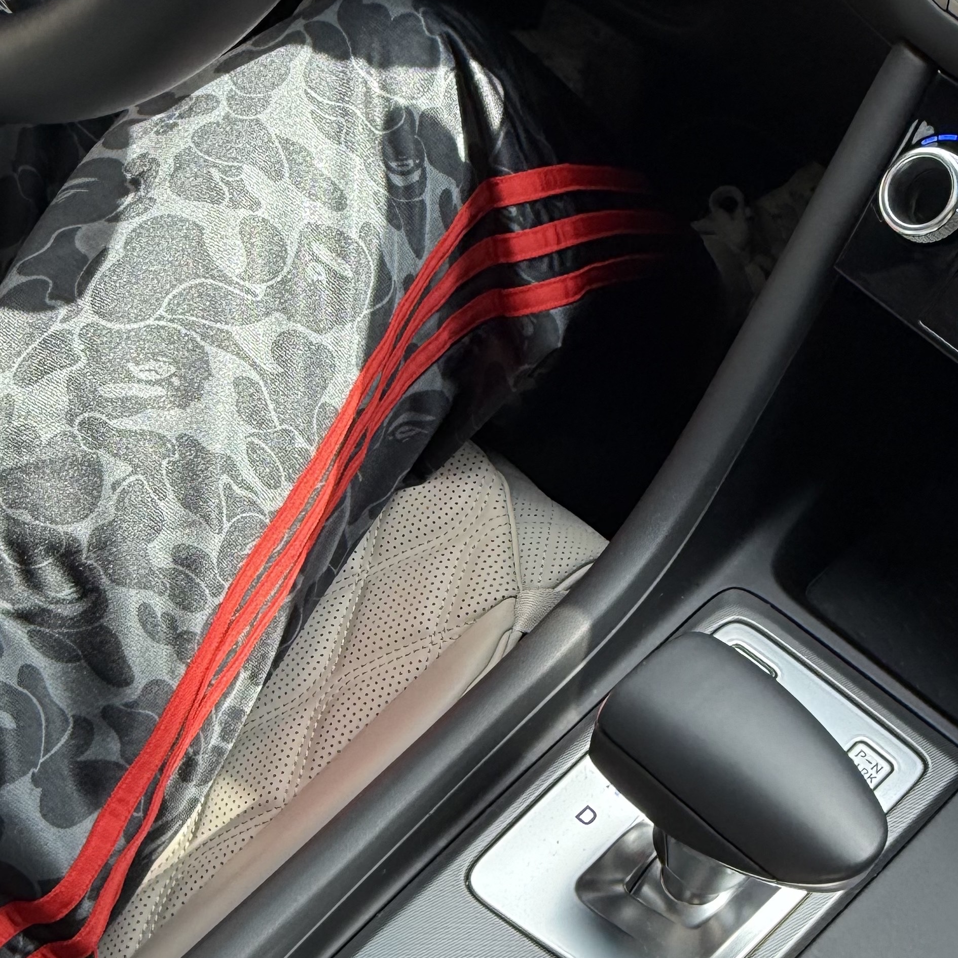 Adidas x BAPE Firebird Track Pants Black - US Sizing 착용 스타일