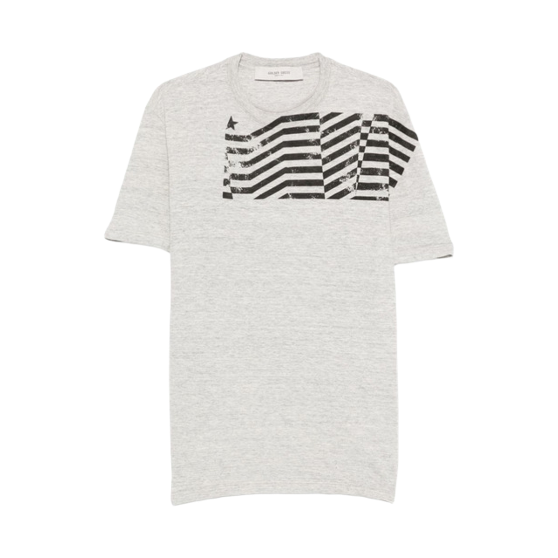 골든구스 플래그 티셔츠 그레이(Golden Goose Flag T-Shirt Grey) - 1