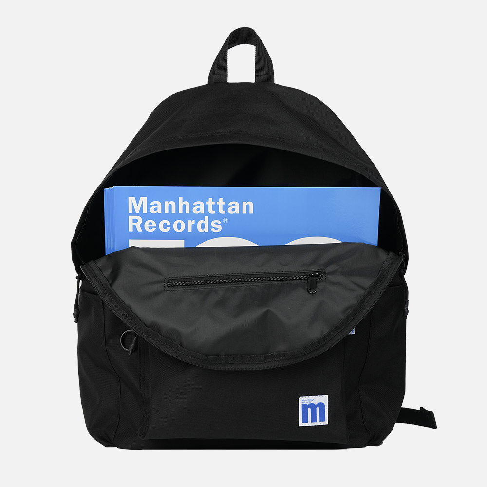 맨하탄 레코즈 코듀라 바이닐 데이팩 - 블랙(Manhattan Records Cordura Vinyl Daypack - Black) - 4