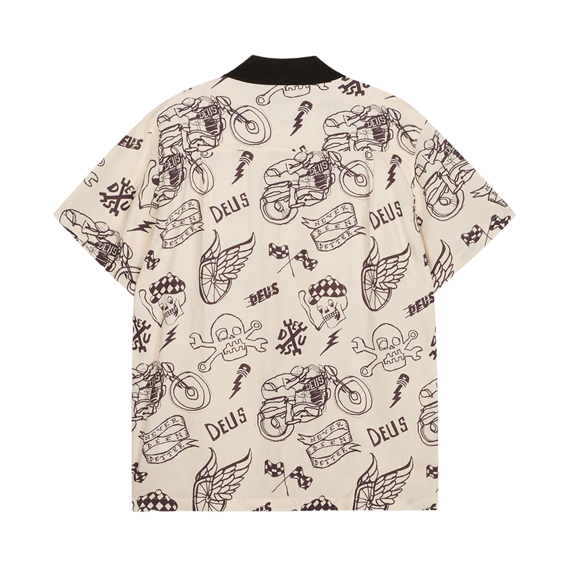 [6% 적립] 데우스 엑스 마키나 두들 반팔 셔츠 아이보리([6% 적립] Deus Ex Machina Doodle Ss Shirt Ivory) - 2