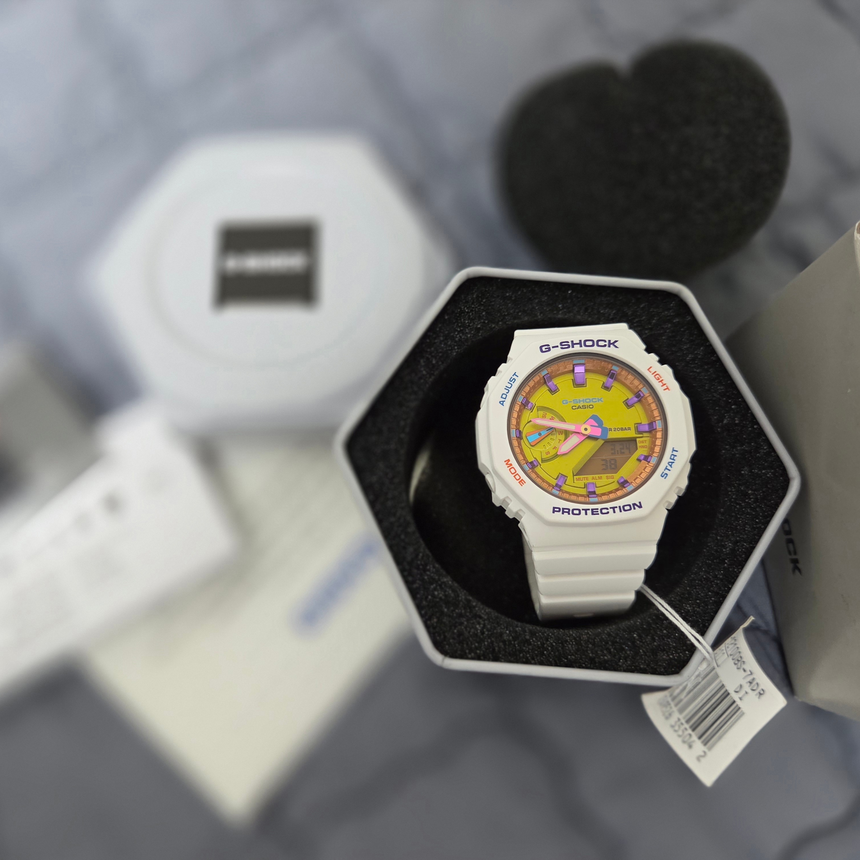 (W) Casio G-Shock GMA-S2100BS-7A 착용 스타일