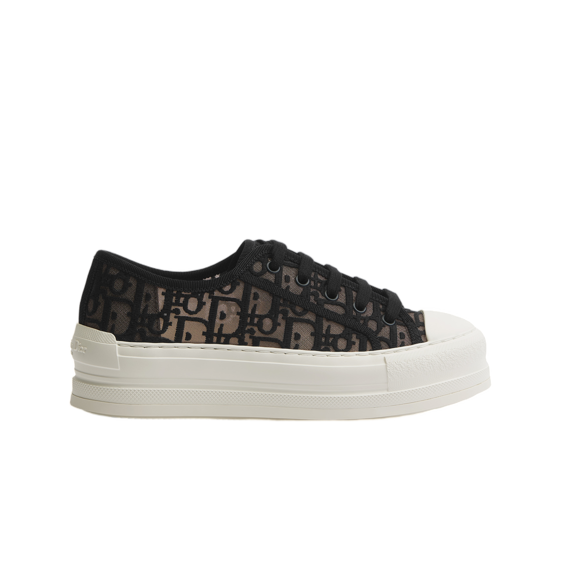 KCK546OEN-S900 (W) Dior Walk'N'Dior Platform Sneakers Dior Oblique Embroidered Mesh Black