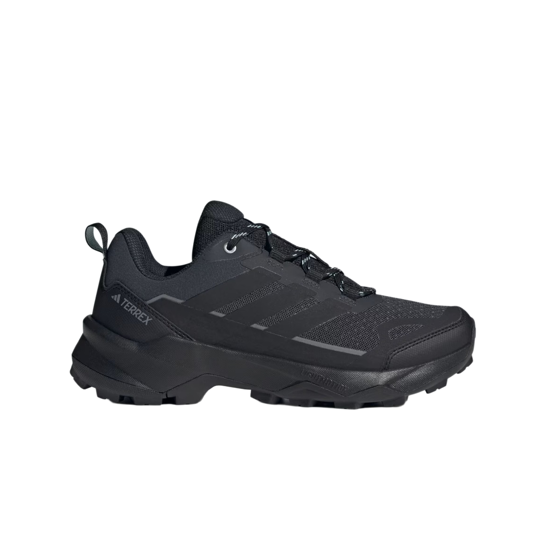 (W) 아디다스 테렉스 스카이체이서 AX5 하이킹 코어 블랙 세미 플래시 아쿠아((W) Adidas Terrex Skychaser AX5 Hiking Core Black Semi Flash Aqua)