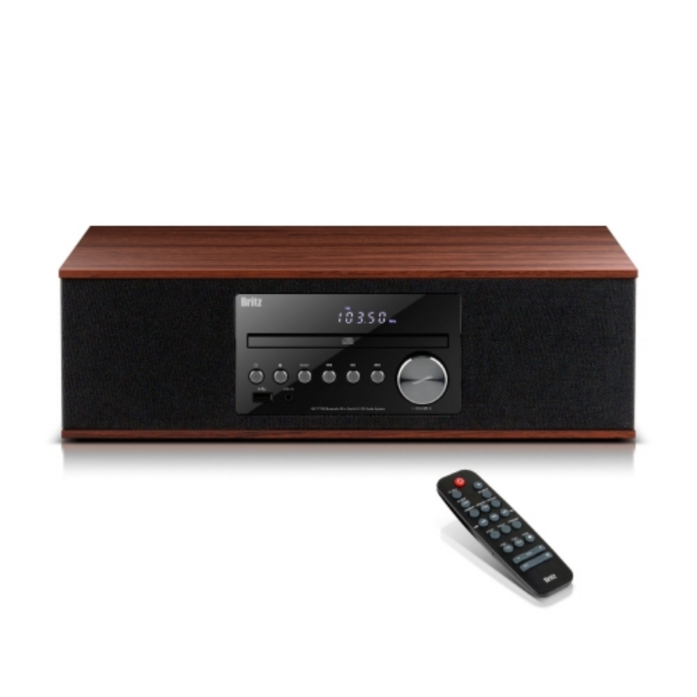 브리츠 BZ-T7750 블루투스 스피커 오디오 라디오 CD플레이어(BRITZ BZ-T7750 Bluetooth Speaker Audio Radio CD Player) - 2