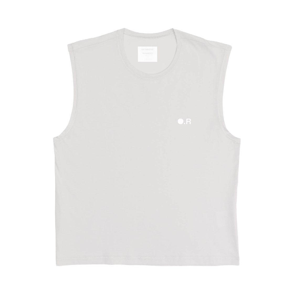 옵티미스틱 러너스 러닝 코튼 탱크 탑 쿨 그레이(Optimistic Runners Running Cotton Tank Top Cool Grey) - 1