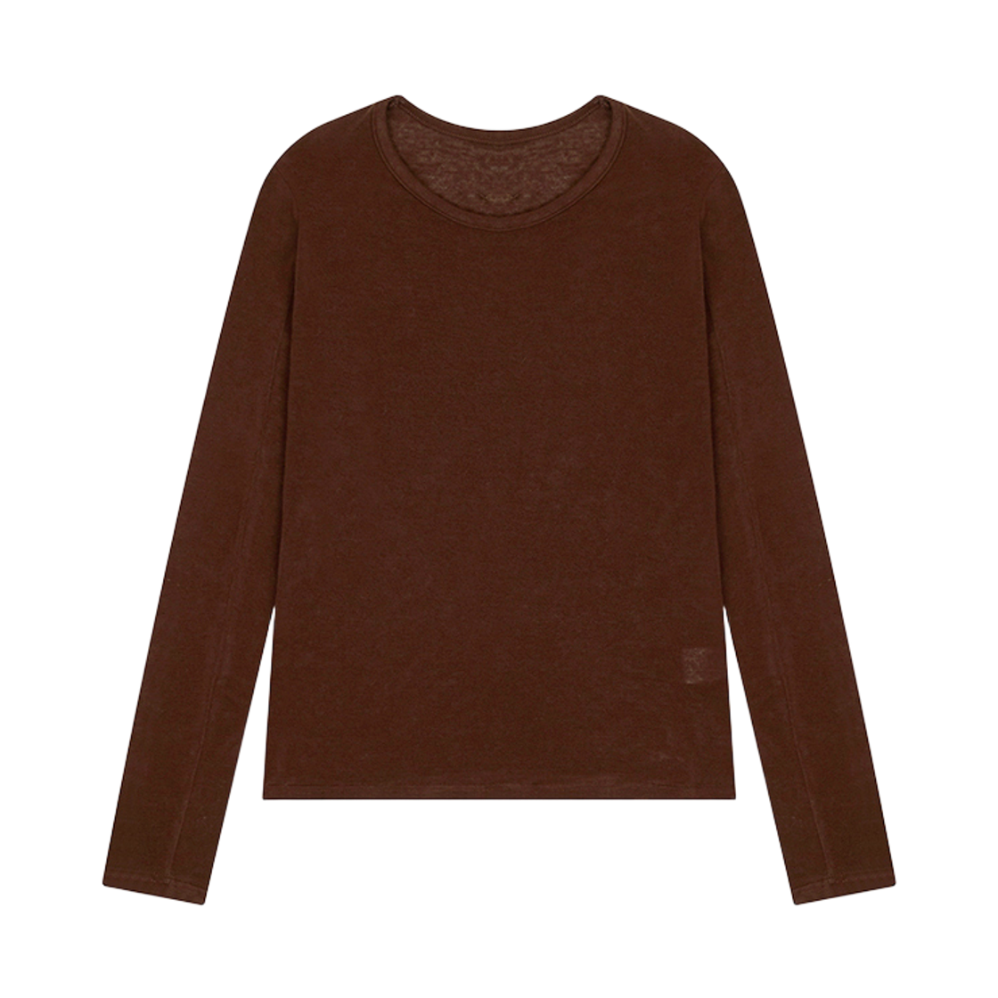 뮈르뮈르 비아르 텐셀 울 티셔츠 브라운(Murmure Viar Tencel Wool Long Sleeve T-shirt Brown)