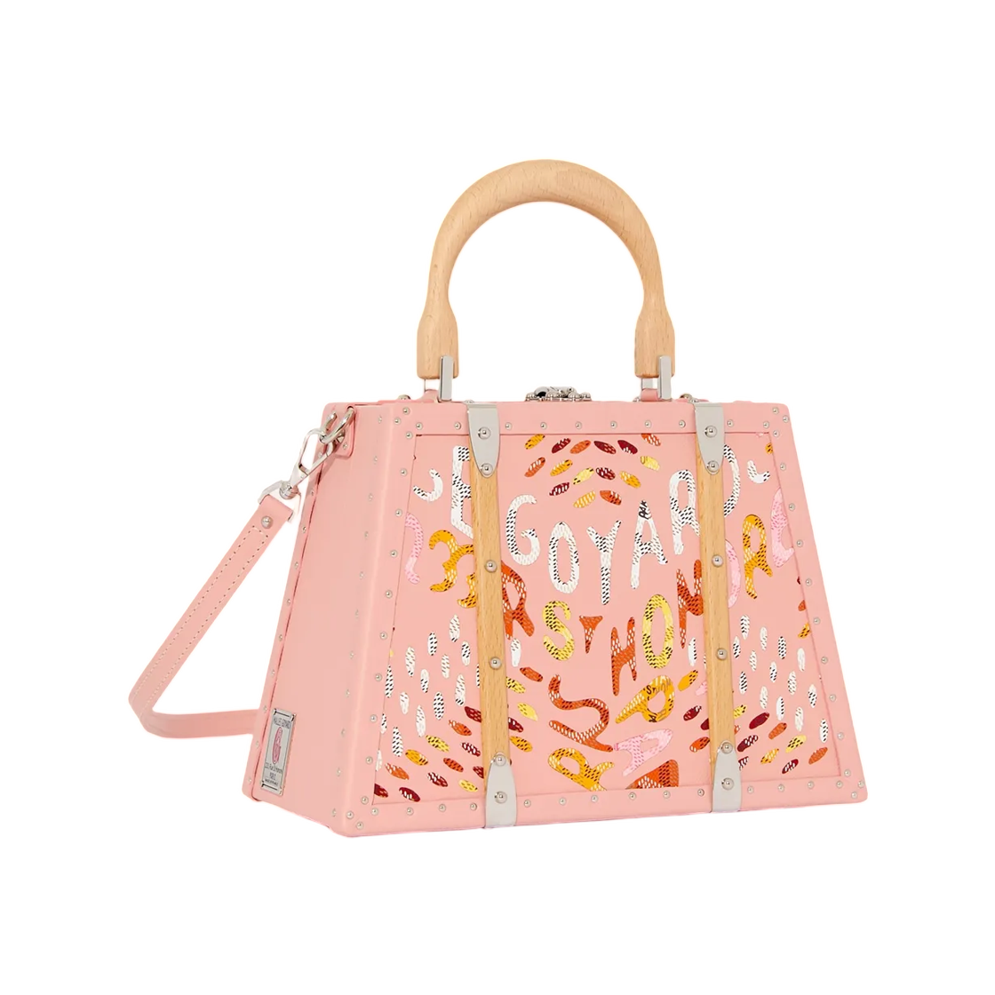 고야드 사이공 미니 트렁크 백 마케트리 파우더 핑크(Goyard Saigon Mini Trunk Bag Marquetry Powder Pink) - 1
