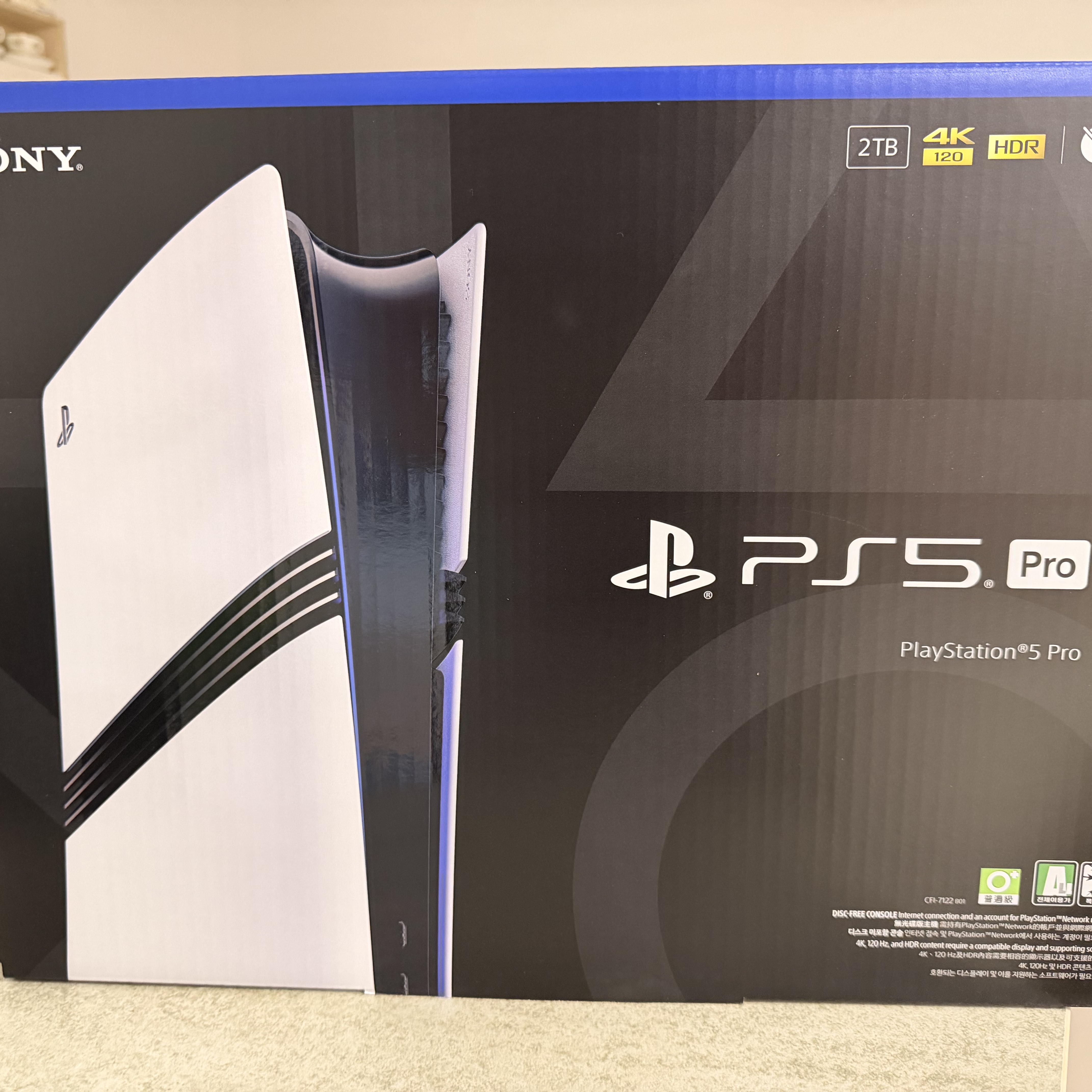[7% 적립] PlayStation 5 Pro - 2TB 착용 스타일 - 2